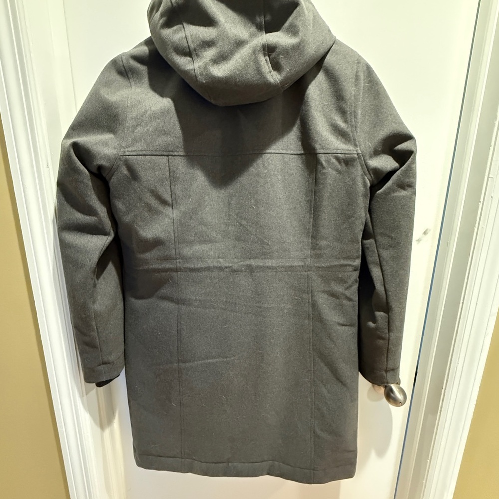 Merrell Jacket With Orange Logo Patch On Charcoal… - image 2